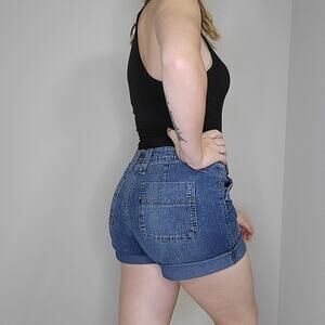 Vintage Faded Glory Jean Shorts Size 8